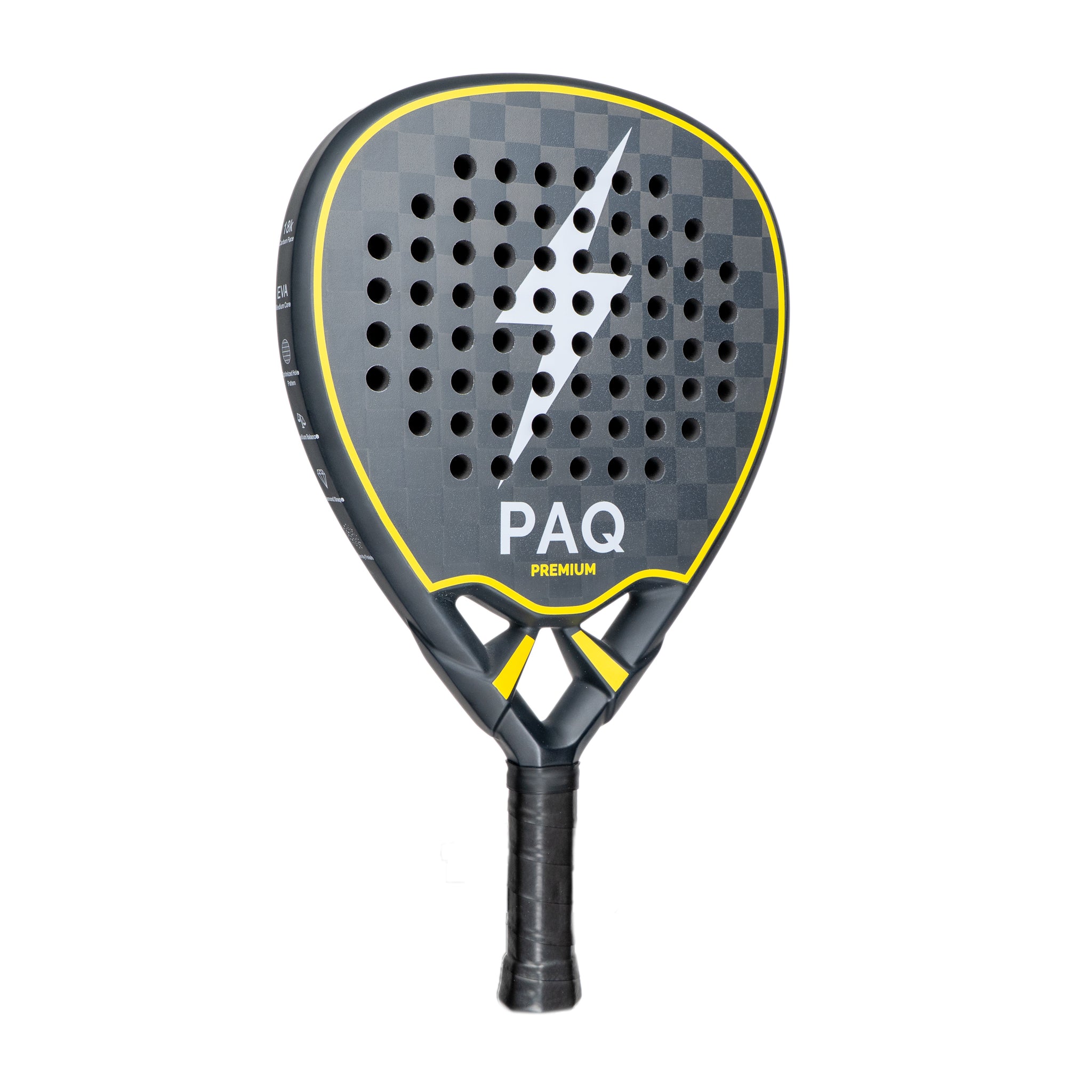 PAQ Premium 18K Padelracket – Voor Gevorderde Allround Spelers